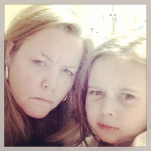 Mommy and Bella NOT happy with waiting to go home! ;)